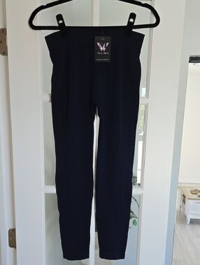 NWT White Mark Navy High-Rise Pull-On Leggings